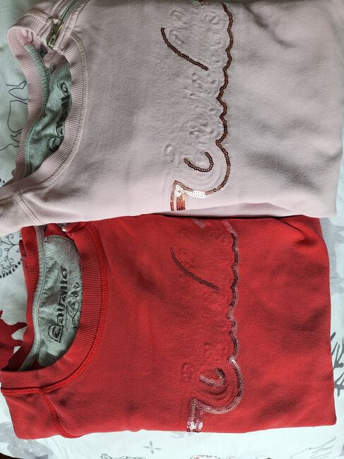 Cavallo Pullover Gr.40 Rosa und Rot, Cavallo  Pullover/ Langarmshirt , Jenna2017, Koszulki i t-shirty, Bielefeld 