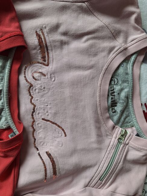 Cavallo Pullover Gr.40 Rosa und Rot, Cavallo  Pullover/ Langarmshirt , Jenna2017, Koszulki i t-shirty, Bielefeld , Image 3