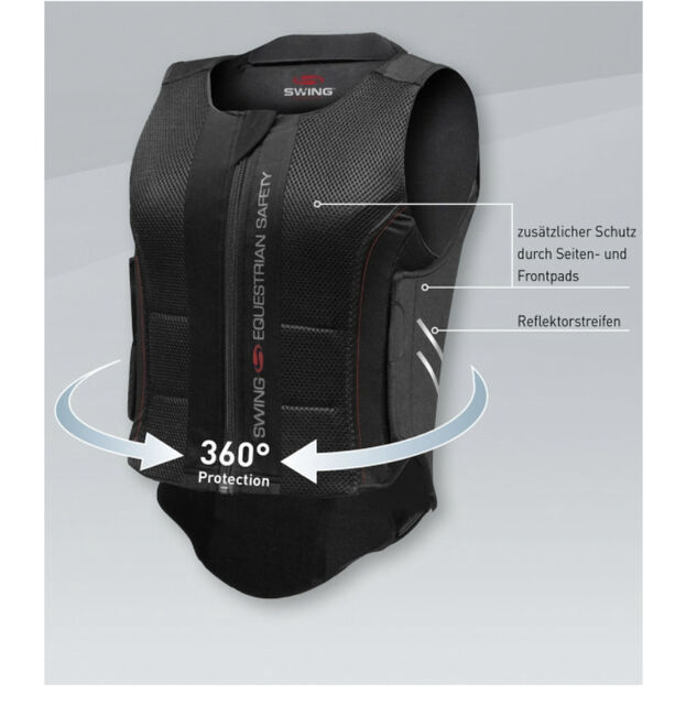 Swing Rückenprotektor Gr. L, Swing Rückenprotektor P07 flexible schwarz, Selina Sandtner, Safety Vests & Back Protectors, Bad Aibling, Image 2
