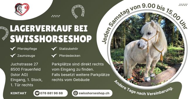 Swisshorseshop Verkauf ab Lager Frauenfeld JEDEN Samstag, Maya (Swisshorseshop), Halfter, Frauenfeld