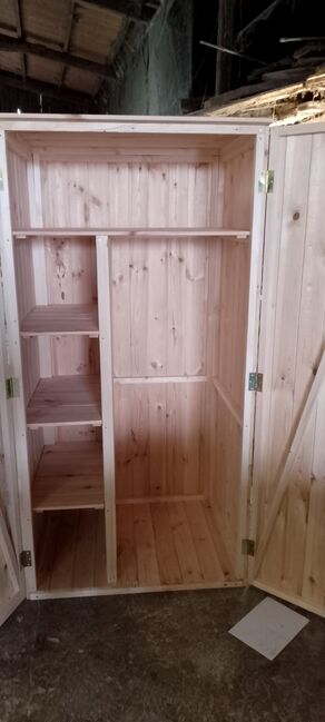 Sattelschrank Stallspind Massivholz Fichte 100 x 75 x 200 cm NEU, Der Holzbock (Der Holzbock), Szafka stajenna na sprzęt jeździecki, Sontheim, Image 10
