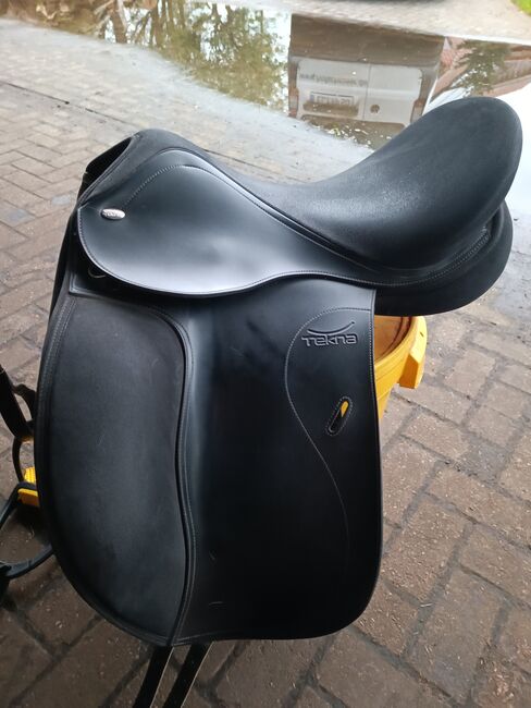 Tekna Dressursattel 17,5" inkl Zubehör, Tekna, Mireille Brumund , Dressage Saddle, Gersten , Image 15