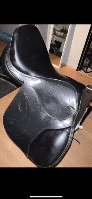 Tekna springsattel 17, Tekna Close contact smooth s line , Jasmin, Jumping Saddle, Lensahn, Image 4