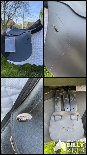 Tekna Springsattel 17,5 Zoll, Tekna, Lisa Sauerzweig, Jumping Saddle, Troisdorf , Image 11