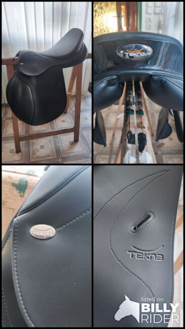 Tekna springsattel schwarz 17/17,5 Zoll neues Model, Tekna , Jassi , Jumping Saddle, Zossen , Image 8