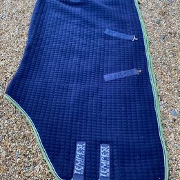 Tempest Original Navy and Lime Trim Stable Rug, Tempest, Fiona Barratt, Horse Blankets, Sheets & Coolers, Hungerford, Image 3