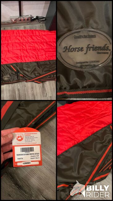Thermodecke Horse Friends 165 ca 350g 400g NEU!!, Horse Friends Thermodecke , Tanja Hochhaus , Horse Blankets, Sheets & Coolers, Schwarzenberg, Image 6