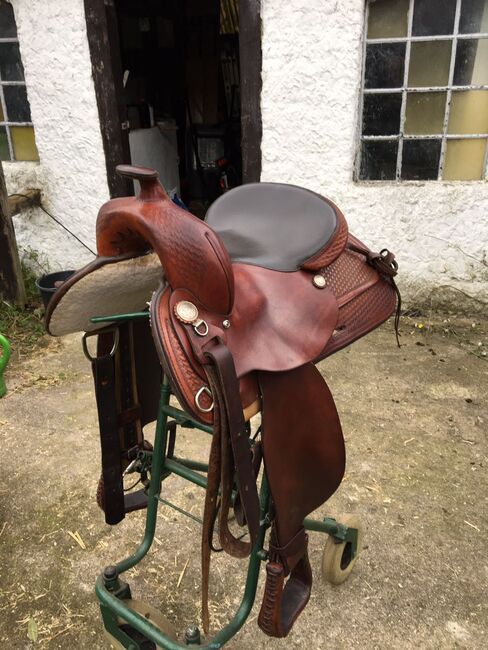 Westernsattel Tex Tan, Tex Tan  Hereford Brand Yoakum, Tanja Timm, Western Saddle, Fedderingen