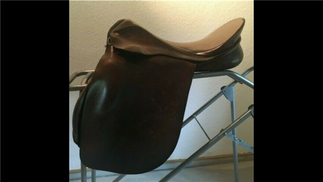 Theo Sommer  Sattel  braun  17,5“, Theo Sommer, Daniela Jørgensen, Dressage Saddle, Handewitt, Image 4