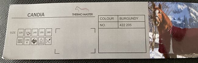 Thermo Master 1,35 Pferdedecke, Thermo Master Candia, Claudia Bie, Horse Blankets, Sheets & Coolers, Duisburg, Image 6