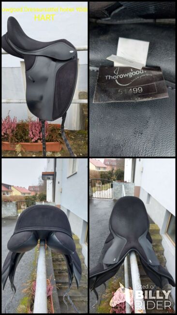 Thorowgood Dressursattel hoher Widerrist HART 17,5", Thorowgood  Dressursattel , Kerstin , Dressage Saddle, Cham, Image 5