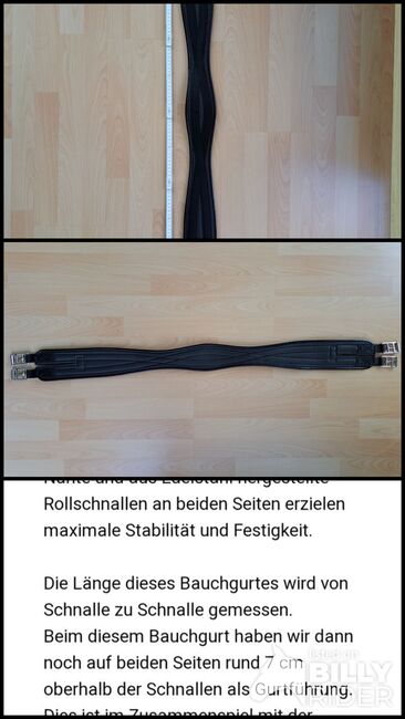Sattelgurt Langgurt Thorowgood 120 cm, Thorowgood , Sandra Hofmann, Girths & Cinches, Dittellbrunn, Image 4