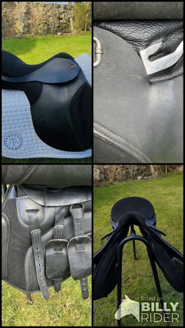 Thorowgood T4 Black 17” MGP Saddle, Thorowgood, Karen , All Purpose Saddle, St Asaph , Image 10