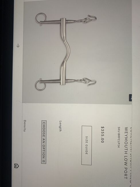 Titanium Gebiss / Kandare von Lorenzini, Lorenzini Titanium Kandare/ Stange, Bernadette Bauer, Bridles & Headstalls, Rodgau, Image 6
