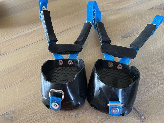 TK-Hufschuhe Gr. 2 mit blauem Overlay, TK Hoofcare, Anja, Hoof Boots & Therapy Boots, Netphen