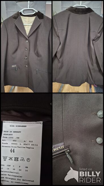 Turnier Sakko Jackett braun Gr. 44, Pikeur Skarlett, Marina, Show Apparel, Sankt Augustin, Image 5