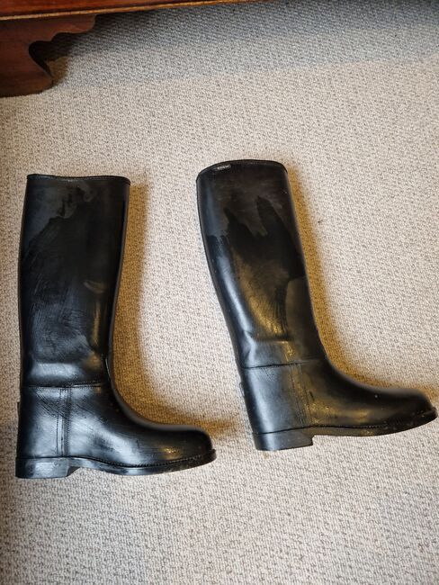 Toggi black rubber riding boots size 4, Toggi, Suzy Goulding , Oficerki jeździeckie, Kingswear 