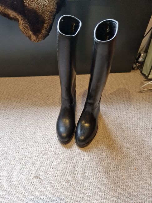 Toggi black rubber riding boots size 4, Toggi, Suzy Goulding , Reitstiefel, Kingswear , Abbildung 3