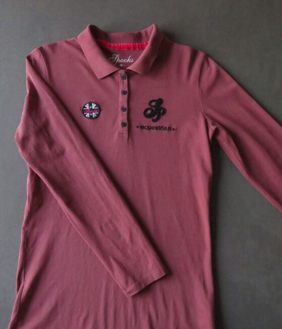 Tolles Spooks Poloshirt Gr. M Langarm dark rose NEU ohne Etikett, Spooks, sunnygirl, Oberteile, München, Abbildung 4