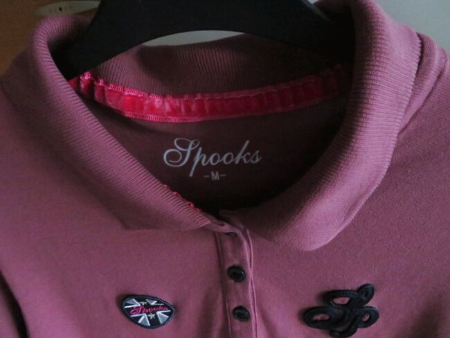 Tolles Spooks Poloshirt Gr. M Langarm dark rose NEU ohne Etikett, Spooks, sunnygirl, Shirts & Tops, München, Image 3