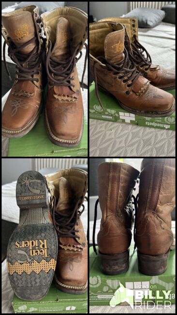 Tombstone Lacer boots, Reitschuhe, Stiefelette, Tombstone LaceUp Teen rider, J. G. , Jodhpur Boots, Lampertheim, Image 9