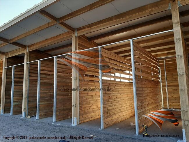 TOP-Angebot: Pferdeunterstand, Weideunterstand & Offenstall kaufen - Weidehütte, AUSSENBOXEN Pferdeunterstand - Weideunterstand - Unterstand - Offenstall bauen, AUSSENBOXEN (AUSSENBOXEN Sp. z o.o.), Paddock-, Boxen- & Stallmatten, Wałcz, Abbildung 6