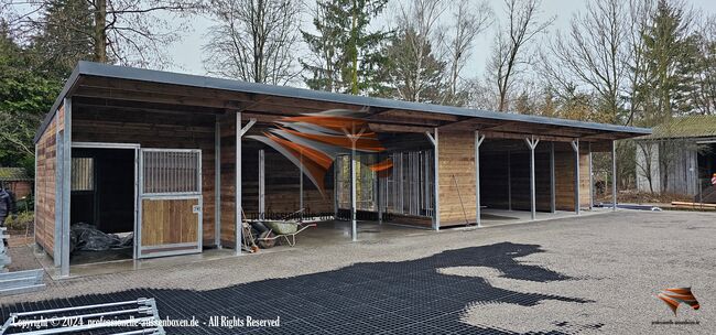TOP-Angebot: Pferdeunterstand, Weideunterstand & Offenstall kaufen - Weidehütte, AUSSENBOXEN Pferdeunterstand - Weideunterstand - Unterstand - Offenstall bauen, AUSSENBOXEN (AUSSENBOXEN Sp. z o.o.), Paddock-, Boxen- & Stallmatten, Wałcz, Abbildung 15
