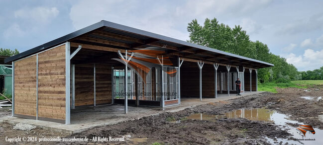 TOP-Angebot: Pferdeunterstand, Weideunterstand & Offenstall kaufen - Weidehütte, AUSSENBOXEN Pferdeunterstand - Weideunterstand - Unterstand - Offenstall bauen, AUSSENBOXEN (AUSSENBOXEN Sp. z o.o.), Paddock-, Boxen- & Stallmatten, Wałcz, Abbildung 25