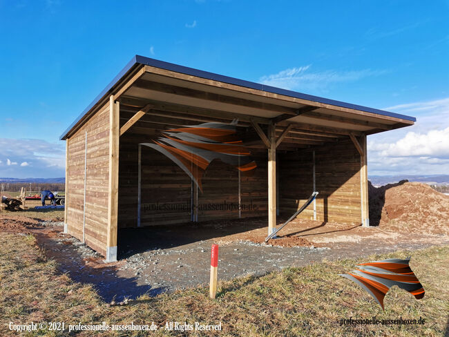 TOP - Unterstand Pferde | Pferdeunterstand | Weideunterstand | Weidehütte Pferd | Offenstall kaufen, AUSSENBOXEN Pferdeunterstand - Weideunterstand - Unterstand - Offenstall bauen, AUSSENBOXEN (AUSSENBOXEN Sp. z o.o.), Horse & Stable Mats, Wałcz, Image 16