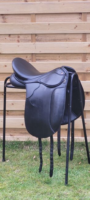 ***TOP*** Jorge Canaves JC Dressursattel 17,5 Zoll 32er KW schwarz, Jorge Canaves , Line Backsen, Dressage Saddle, Hamburg