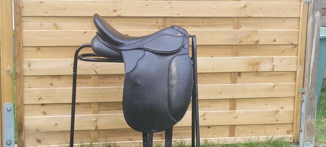 ***TOP*** Jorge Canaves JC Dressursattel 17,5 Zoll 32er KW schwarz, Jorge Canaves , Line Backsen, Dressage Saddle, Hamburg, Image 4