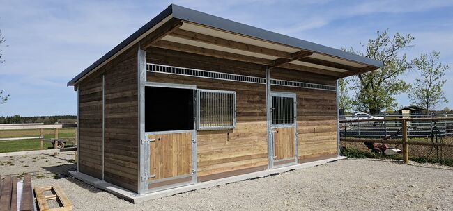 TOP Außenboxen - Pferdestall bauen, Pferdebox, Offenstall kaufen, Unterstand & Weidehütte, AUSSENBOXEN PFERDESTALL - PFERDEBOXEN - STALLUNGEN, AUSSENBOXEN (AUSSENBOXEN Sp. z o.o.), Horse & Stable Mats, Wałcz
