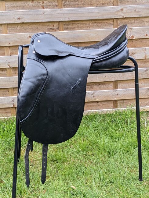 ***TOP*** Passier Dressursattel 18 Zoll schwarz Lifterkissen, Passier Optimum, Line Backsen, Dressage Saddle, Hamburg, Image 13