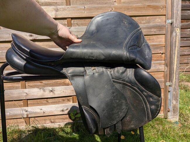 ***TOP*** Passier Springsattel 17,5" Zoll schwarz Markus Ehning Vorgängermodell, Passier Pegasus, Line Backsen, Jumping Saddle, Hamburg, Image 15