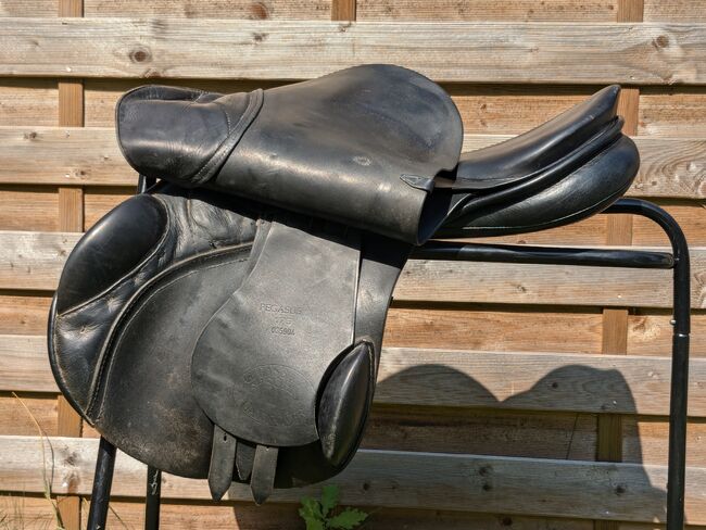 ***TOP*** Passier Springsattel 17,5" Zoll schwarz Markus Ehning Vorgängermodell, Passier Pegasus, Line Backsen, Jumping Saddle, Hamburg, Image 12