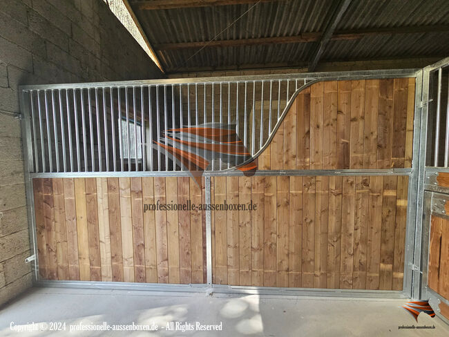 TOP Pferdebox für Ihr Pferd - Stallwände, Vorderwände, Trennwände & Innenboxen / Stallboxen, AUSSENBOXEN Stallwände | Vorderwände | Trennwände | Innenboxen | Pferdebox, AUSSENBOXEN (AUSSENBOXEN Sp. z o.o.), Paddock-, Boxen- & Stallmatten, Wałcz, Abbildung 14