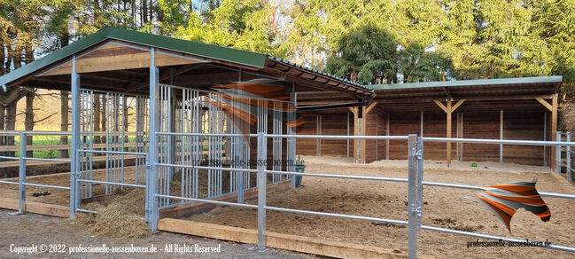 Top-Qualität: Offenstall kaufen, Weideunterstand & Pferdeunterstand bauen - Laufstall für Pferde, AUSSENBOXEN Pferdeunterstand - Weideunterstand - Unterstand - Offenstall bauen, AUSSENBOXEN (AUSSENBOXEN Sp. z o.o.), Weidezelte & Unterstände, Wałcz, Abbildung 8