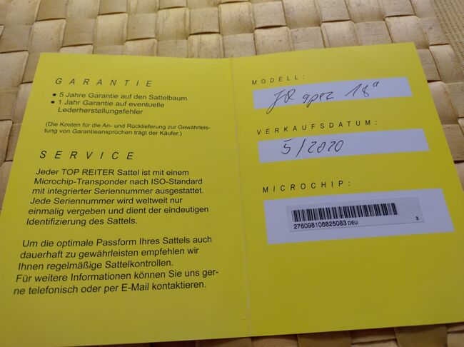Top Reiter Sattel JR Spezial 18", gebraucht, 2020, Top Reiter JR Spezial, Anne, Isländersattel, Sonsbeck, Abbildung 2