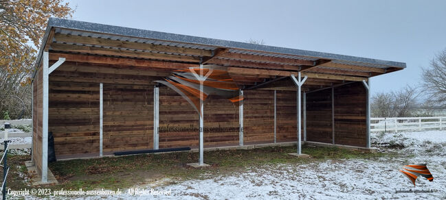 TOP Unterstand für Pferde - Pferdeunterstand - Weideunterstand - Weidehütte pferd, Offenstall bauen,, AUSSENBOXEN Pferdeunterstand - Weideunterstand - Unterstand, AUSSENBOXEN (AUSSENBOXEN), Horse & Stable Mats, Wałcz, Image 8