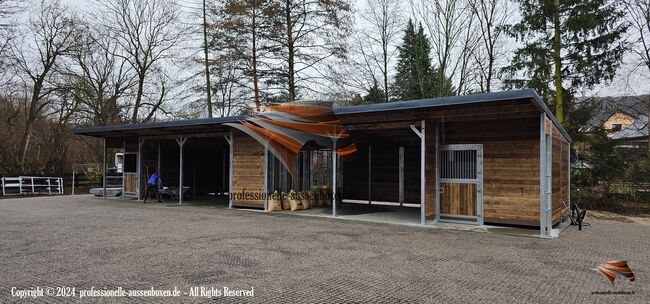 TOP - Unterstand für Pferde, Pferdeunterstand, Weideunterstand, Weidehütte pferd, Offenstall bauen, AUSSENBOXEN Pferdeunterstand - Weideunterstand - Unterstand, AUSSENBOXEN (AUSSENBOXEN), Horse & Stable Mats, Wałcz, Image 27