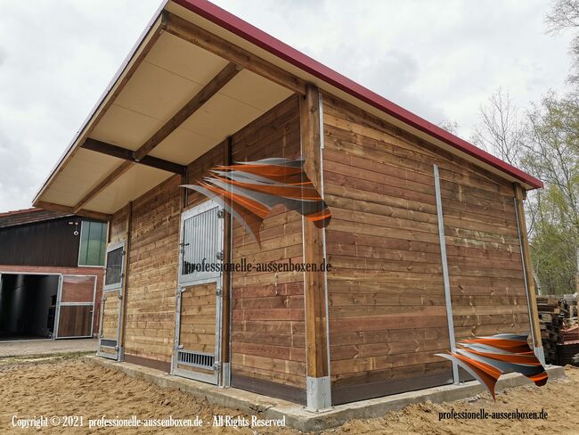 TOP - Außenboxen | Pferdestall bauen | Pferdebox | Offenstall kaufen | Unterstand | Weidehütte, AUSSENBOXEN PFERDESTALL - PFERDEBOXEN - STALLUNGEN, AUSSENBOXEN (AUSSENBOXEN Sp. z o.o.), Stabilne maty, Wałcz, Image 32