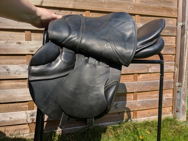 ***TOP*** Stübben Springsattel S Edelweiss de Luxe doubliert 18,5" Zoll, Stübben S Edelweiss de Luxe, Line Backsen, Jumping Saddle, Hamburg, Image 13