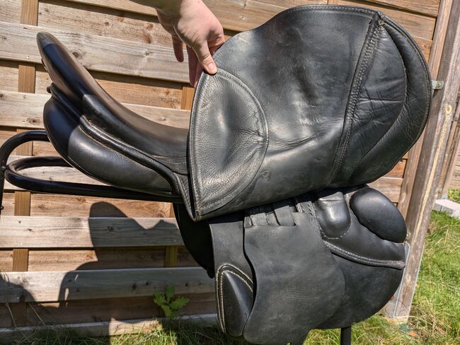 ***TOP*** Stübben Springsattel S Edelweiss de Luxe doubliert 18,5" Zoll, Stübben S Edelweiss de Luxe, Line Backsen, Jumping Saddle, Hamburg, Image 9