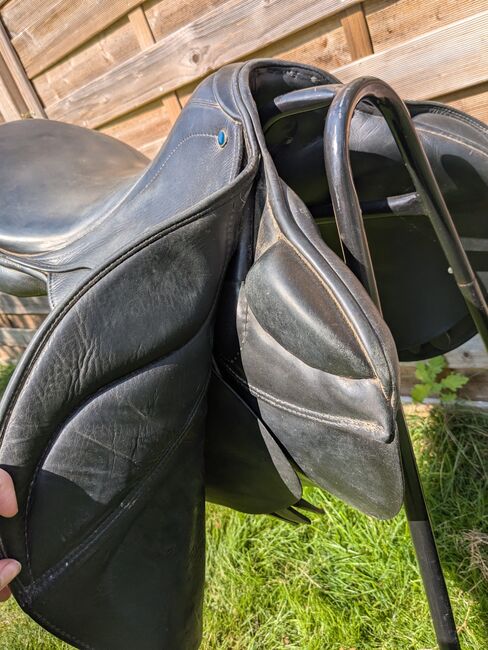 ***TOP*** Stübben Springsattel S Edelweiss de Luxe doubliert 18,5" Zoll, Stübben S Edelweiss de Luxe, Line Backsen, Jumping Saddle, Hamburg, Image 6