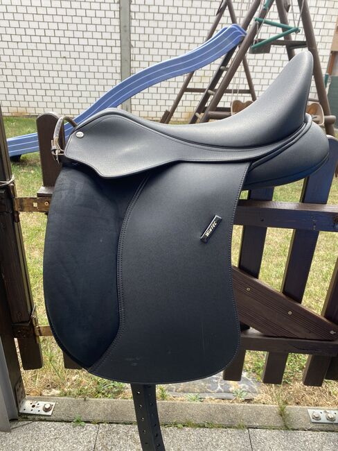 Top Wintec 500 Dressur 17,5 Zoll Schwarzes Kopfeisen, Wintec 500 Dressur, Silke Müller, Dressage Saddle, Linnich