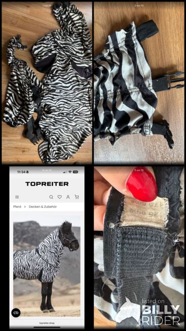 Topreiter Ekzemdecke Zebra Randalin, Topreiter  Randalin , Luisa S., Horse Blankets, Sheets & Coolers, Dortmund, Image 11