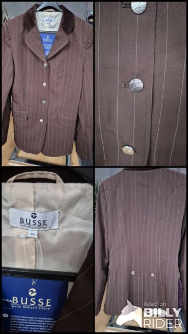 Turnier Sakko Jackett  braun Gr. 72 (36 lang), Busse Aachen, Marina, Show Apparel, Sankt Augustin, Image 7