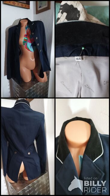 Turnierreitjacke Loesdau Damen BLAU Gr. 36 neuwertig o. Kinder Gr. XS Gr.164, Loesdau Turnierreitjacke , Gabriele Hammond, Riding Jackets, Coats & Vests, Berlin, Image 10