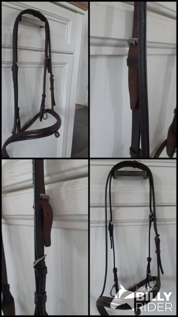 Trense Leder braun neuwertig, Handmade, Helene , Bridles & Headstalls, Hamersen , Image 7