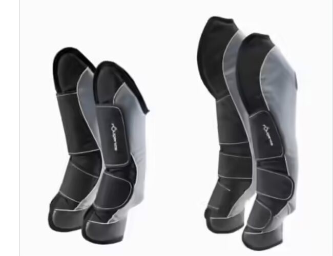 Transportgamaschen WB, FOUGANZA (Decathlon) Traveller 500 Wave grey/ Black FS, Anja, Tendon Boots, Berlin